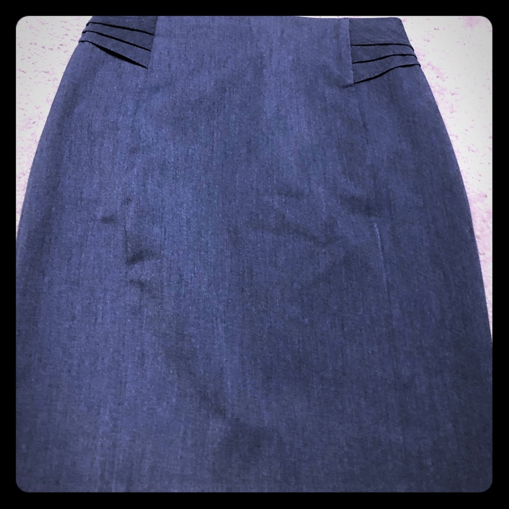 Charcoal gray skirt!